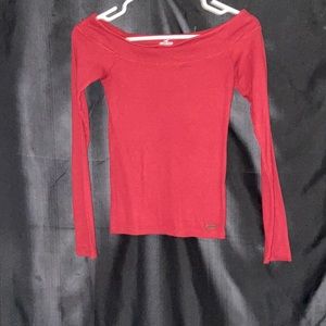 Hollister long sleeve off shoulder